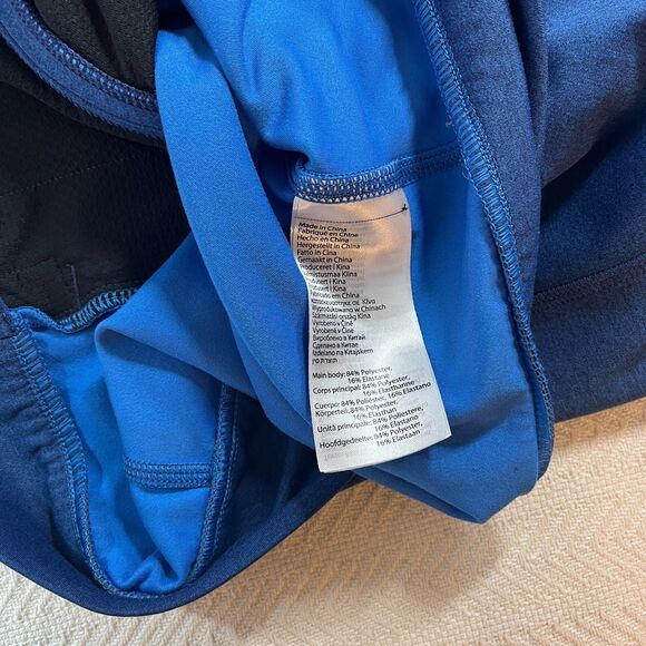 Pearl Izumi Sweater Mens Medium Blue Cycling Fleece Full Zip Reflective Bike - Picture 9 of 11